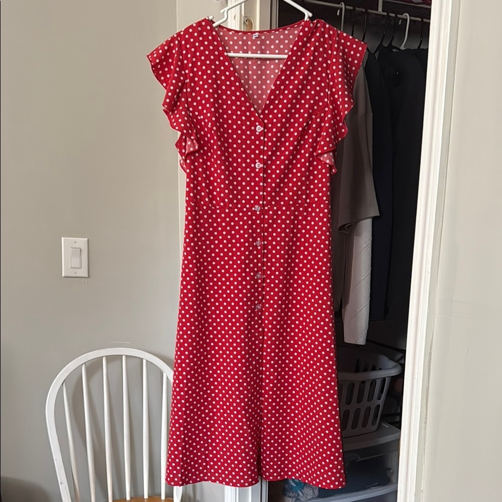 Red Polka Dot Dress